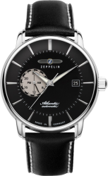 Zeppelin Atlantic Automatic, 24Std, schwarz