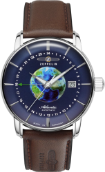 Zeppelin Atlantic GMT blau 